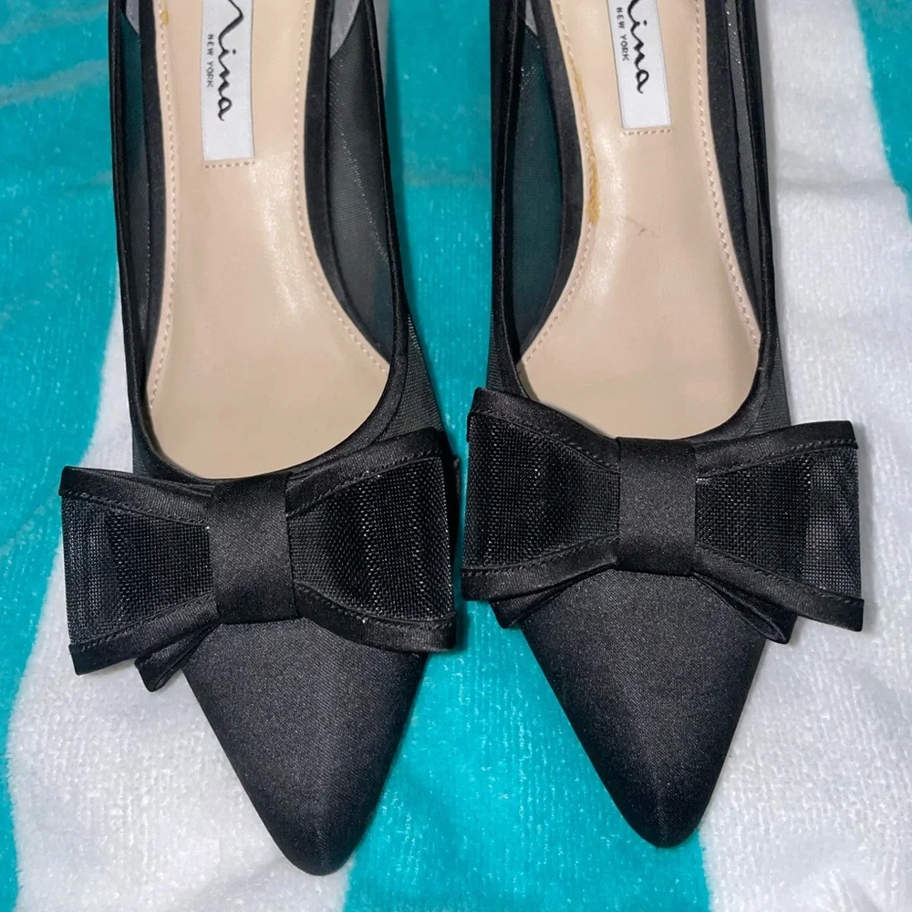 Nina Bianca Bow Heels - Picture 8 of 10